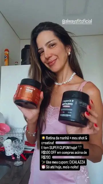 Story da campanha Always Fit