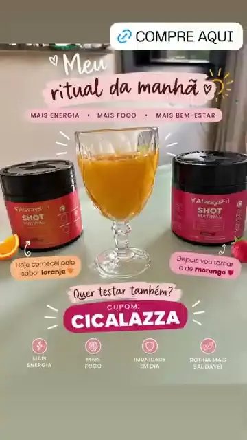 Story da campanha Always Fit